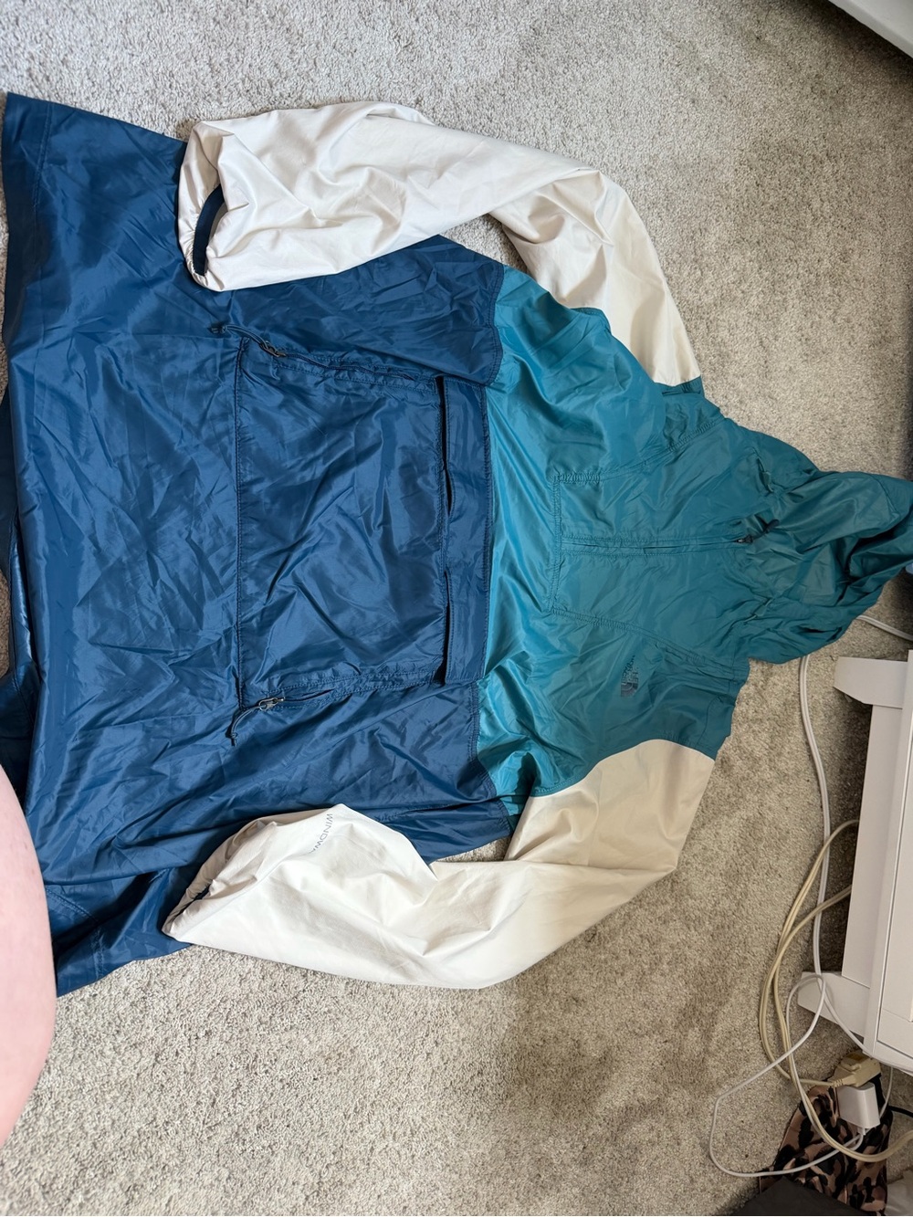 The North Face Teal Lightweight Hooded Jacket